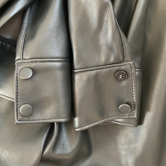 Rebecca Taylor Vegan Leather Romper - Picture 11 of 14